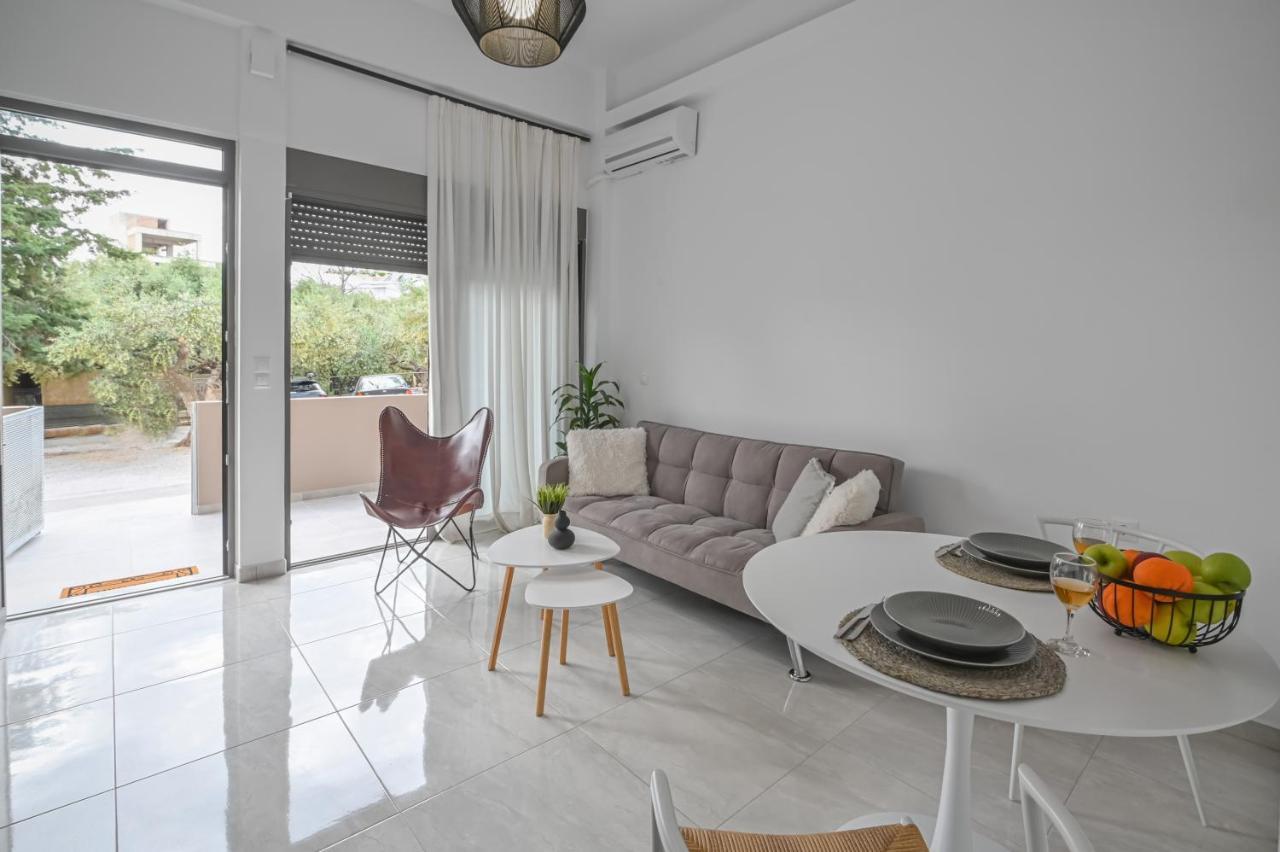 Moka Apartments Chrissi Akti Chania Exterior foto